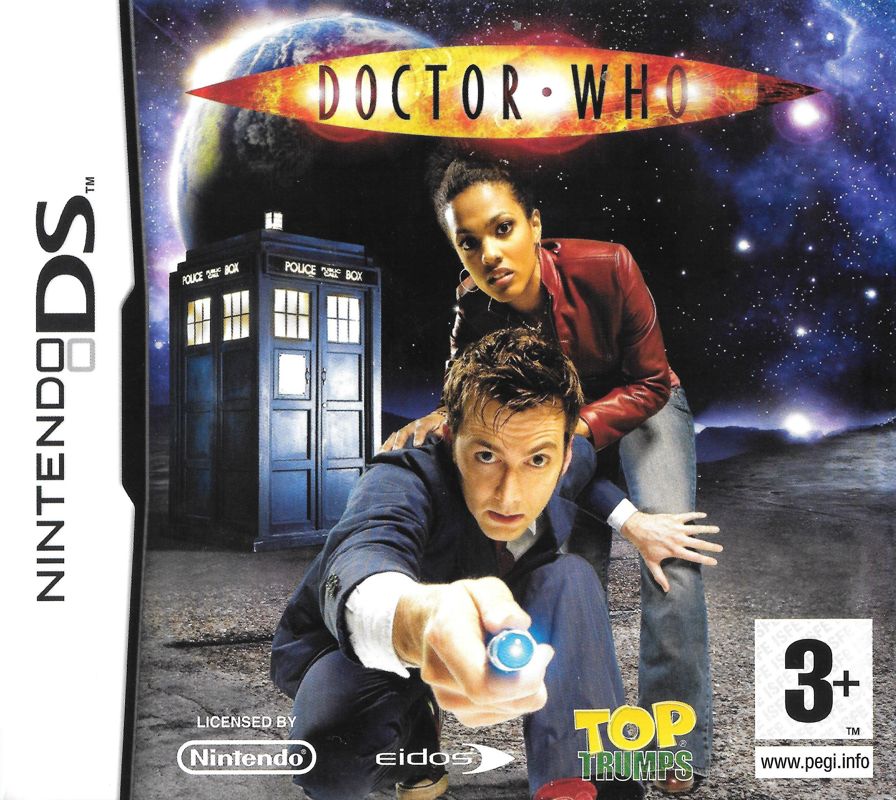 Top Trumps: Doctor Who box art for Wii